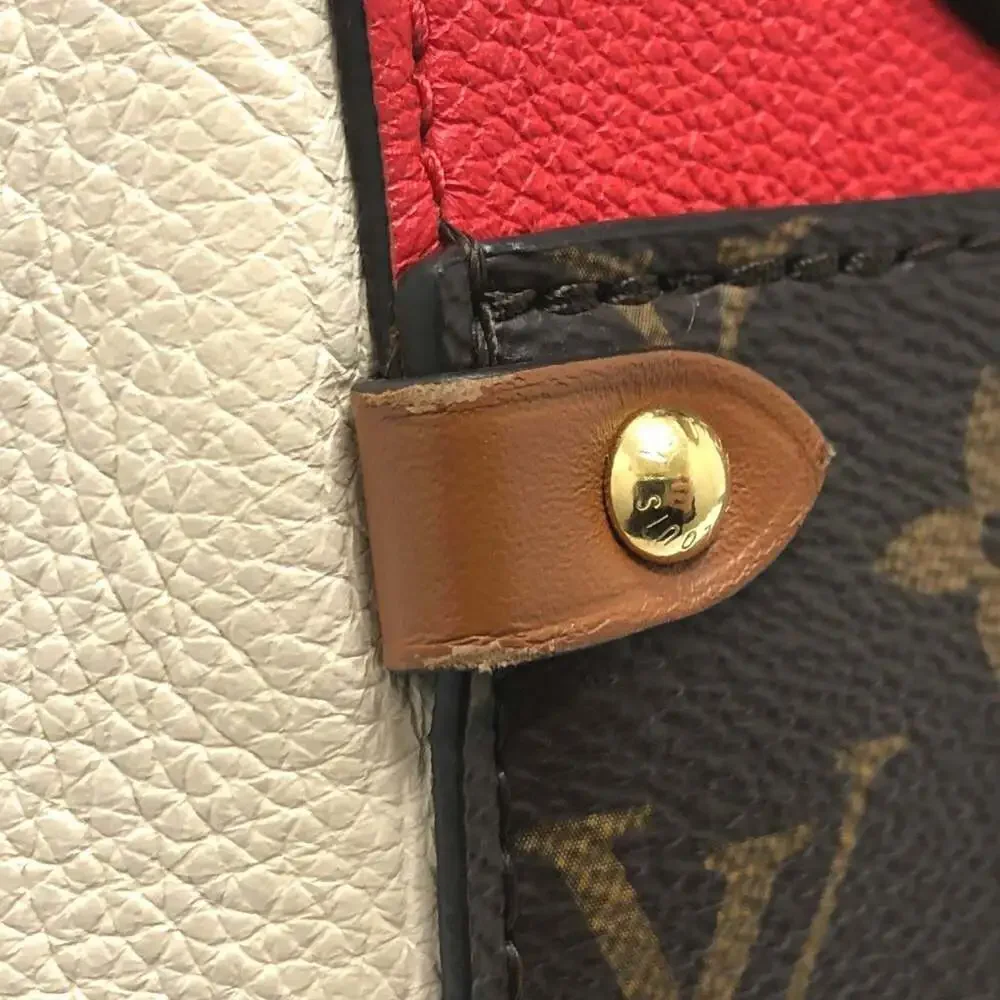 LOUIS VUITTON Brown Monogram Canvas Tote Bag